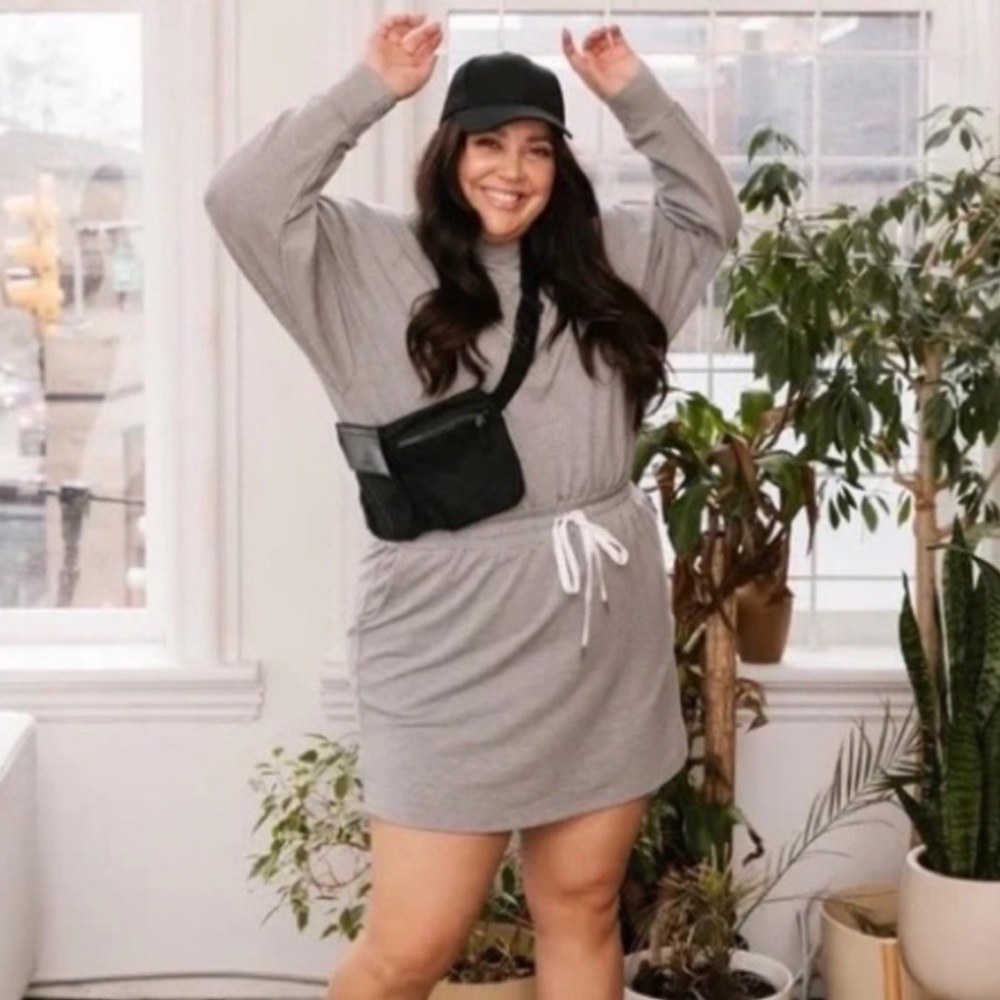 Smash + Tess Elevate Feel Good Mini Dress Grey